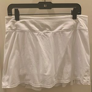 Lululemon pacesetter white skirt